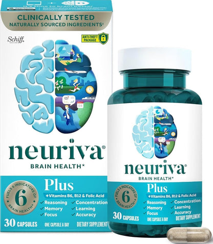 Neuriva Plus, Brain Health Supplement with Coffee Cherry Extract & Phosphatidylserine