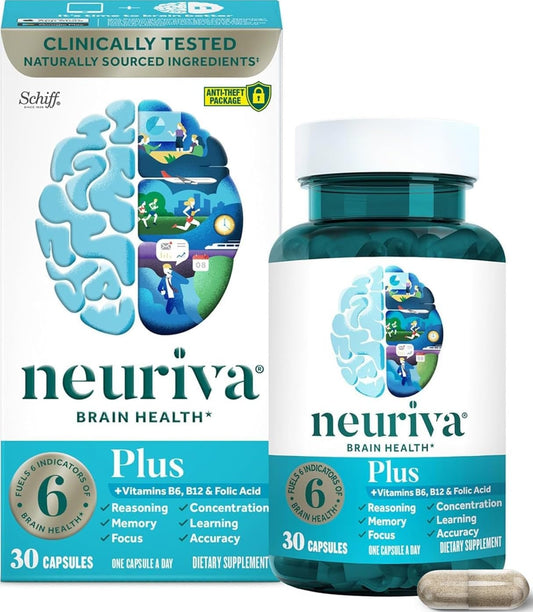 Neuriva Plus, Brain Health Supplement with Coffee Cherry Extract & Phosphatidylserine