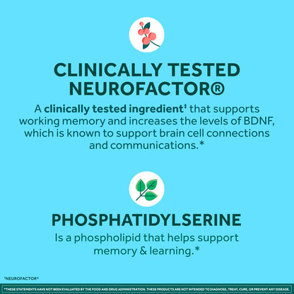 Neuriva Plus, Brain Health Supplement with Coffee Cherry Extract & Phosphatidylserine